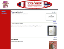 Tablet Screenshot of larsen-cognac.com